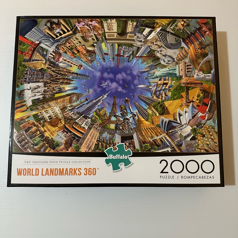 Buffalo Games - Adrian Chesterman - World Landmarks 360-2000 Piece Jigsaw